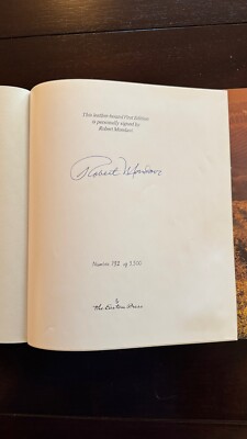 ROBERT MONDAVI Signed Autographed Book Easton Press SEASONS OF THE VINEYARD