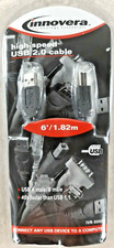 Innovera High-Speed Printer Cable USB 2.0 6' 40x Faster A/B Male Hi Speed NEW