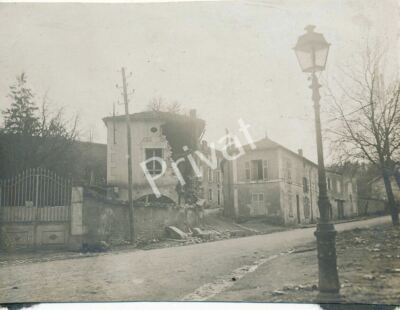 Photo PK WW I Ruin House Road to Chauvoncourt France France H1.59