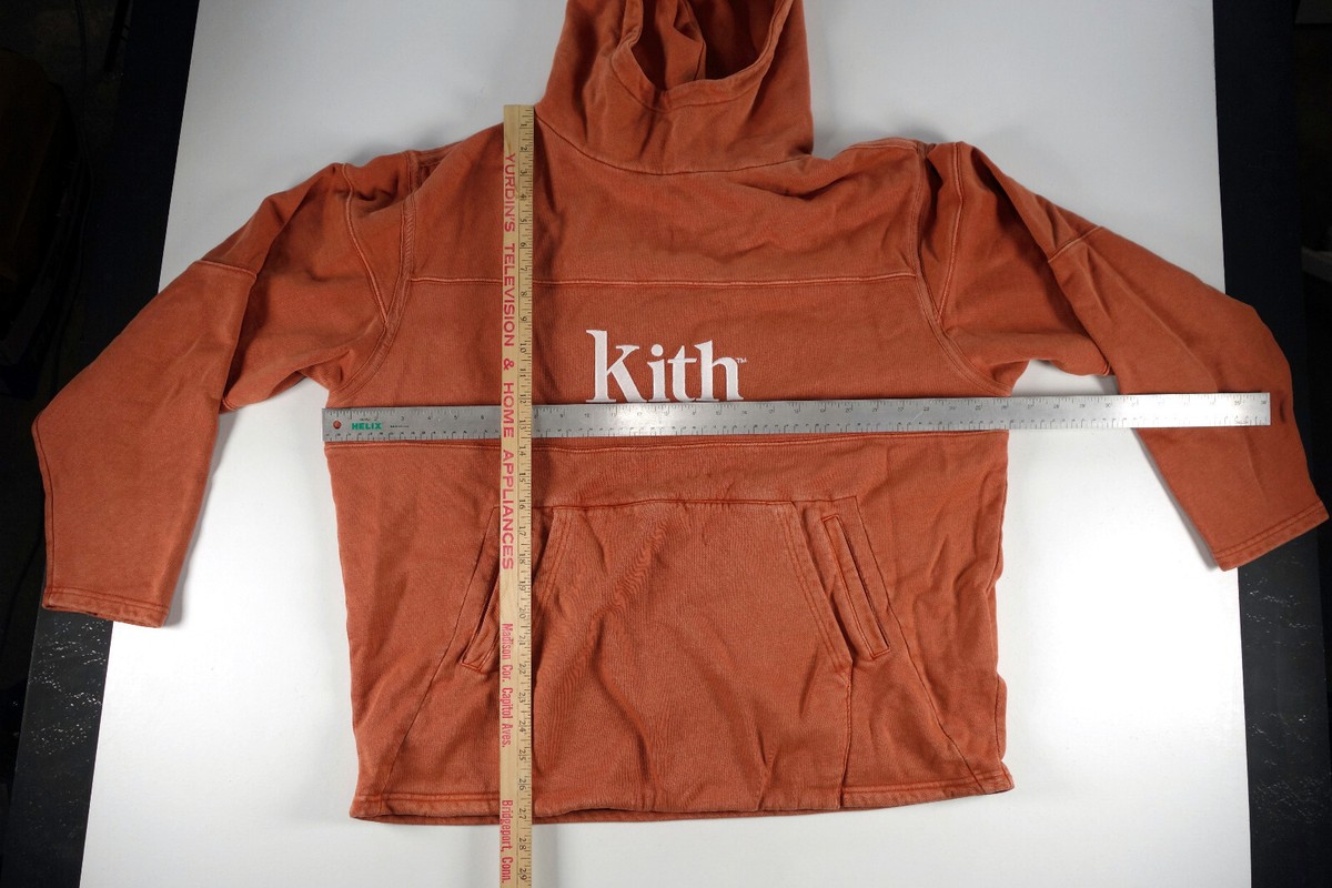 kith コーデュロイダブルポケットフーディー KITH Sweatshirt hoodie Large Orange Double Pocket SS19 KH2239 clay