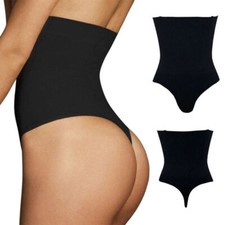 Seamless Body Shaper Thong Waist Slimming Cincher Shapewear Tummy Control Girdle