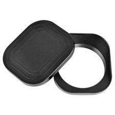 62mm Square Lens Hood Aluminum Alloy Housing Reduces Glares and Protects Lens