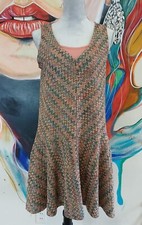 Anthropologie Maeve Westwater Lined Knit Dress Multicolor Women's Sz Small P