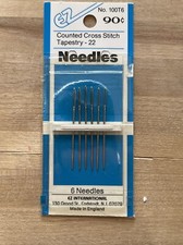 EZ Tapestry Needles Set of 6 Size 22 England