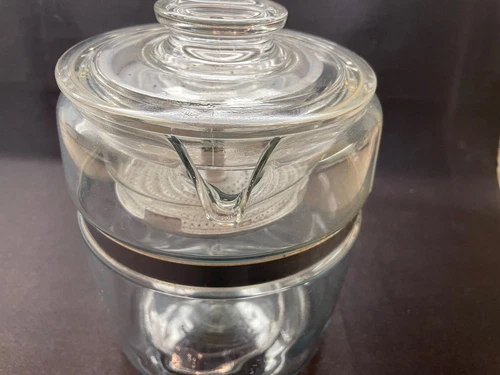PYREX VINTAGE FLAMEWARE LARGE 9 CUP PECULATOR
