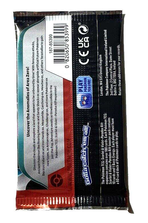 pokemon scarlet and violet paradox rift booster box TCG: Violet: RIFT: Display (36CT) : Toys & Games Ancient Pokmon like Roaring Moon ex and Sandy Shocks ex appear alongside artificial Future Pokmon like Iron Valiant ex and Iron Hands ex Pokmon TCG Paradox Rift Booster
