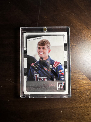 2017 William Byron autographed signed Panini Donruss NASCAR - #82 NASCAR