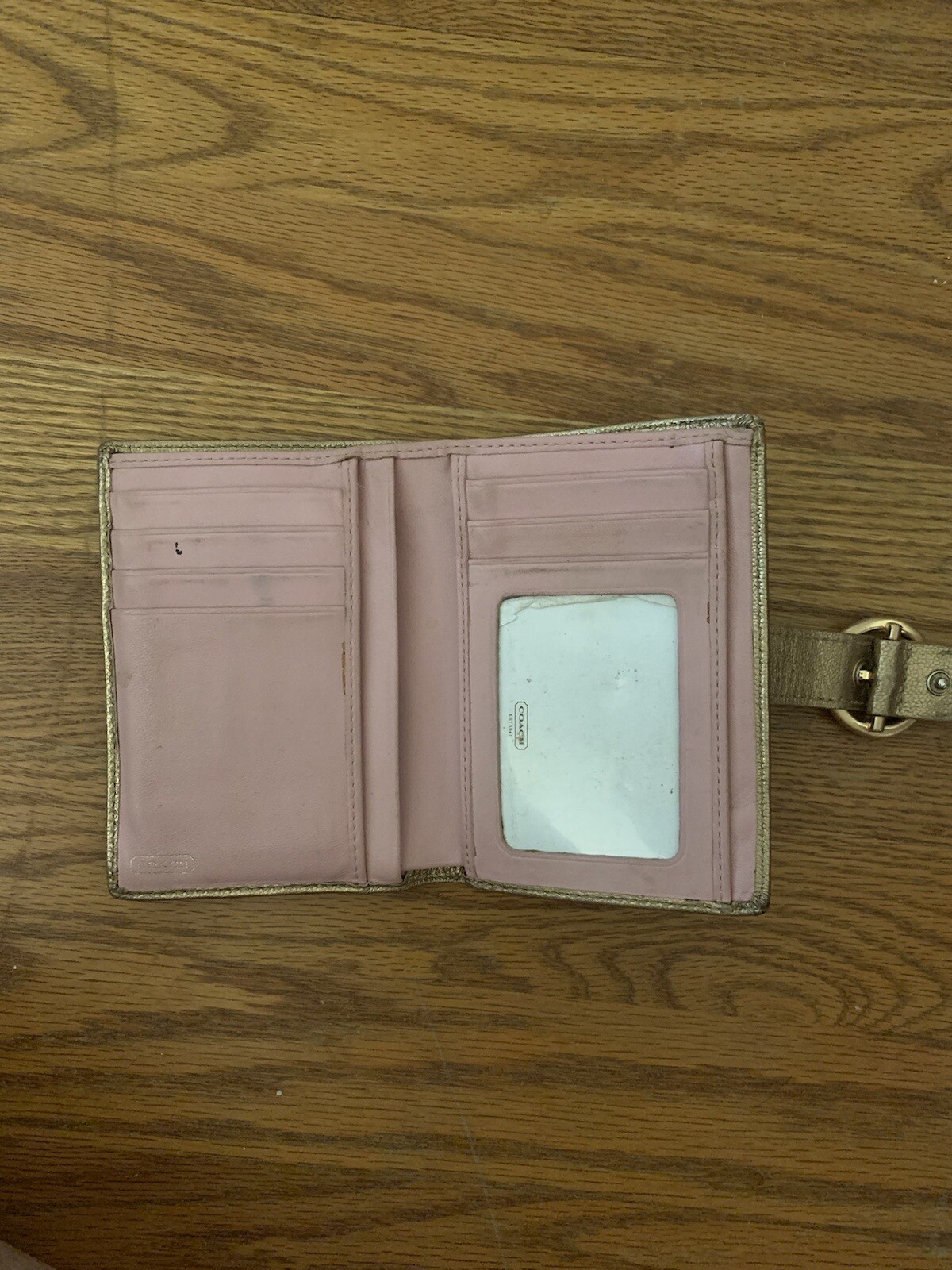 Coach Gold Wallet Gem