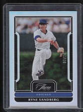 2023 Panini Three And Two Ryne Sandberg #22 Black Holo Foil /20 Cubs 