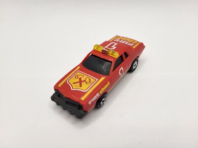 KIDCO BURNIN KEY CAR #1 Fire Chief / Red - Yellow colour / No Key