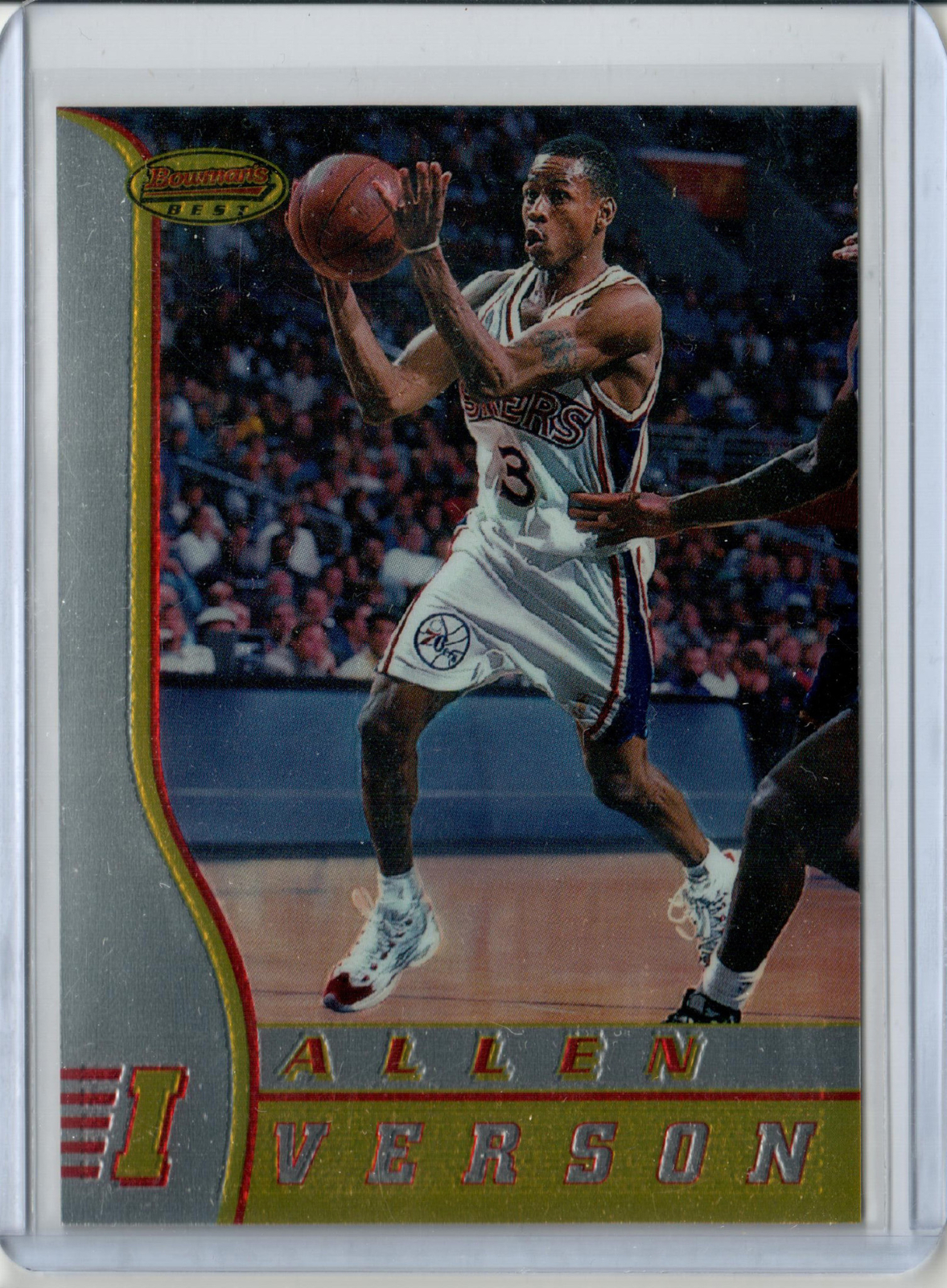 1996 Bowman's Best Allen Iverson #1 Rookie RC HOF QTY AVL