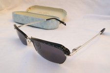 Brighton Metro Silver  black Frame Sunglasses With Case
