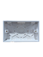 Image of 3x Knightsbridge ST1500 2 Gang 25mm Double Surface Mounting Pattress Box