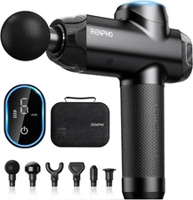 RENPHO Handheld Massage Gun Percussion Muscle Vibrating Massager Gift for Men US