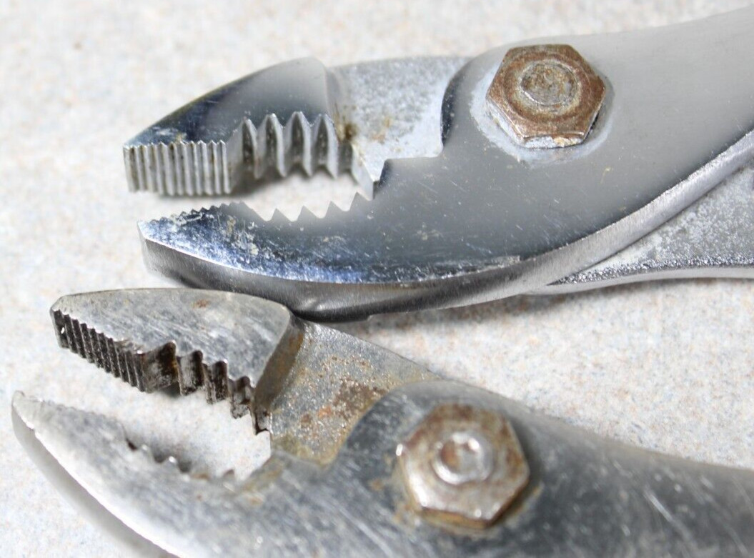 Lot of (10) Diamond Calk Horseshoe Company Pliers, Nippers, Slip Joint, Fencing