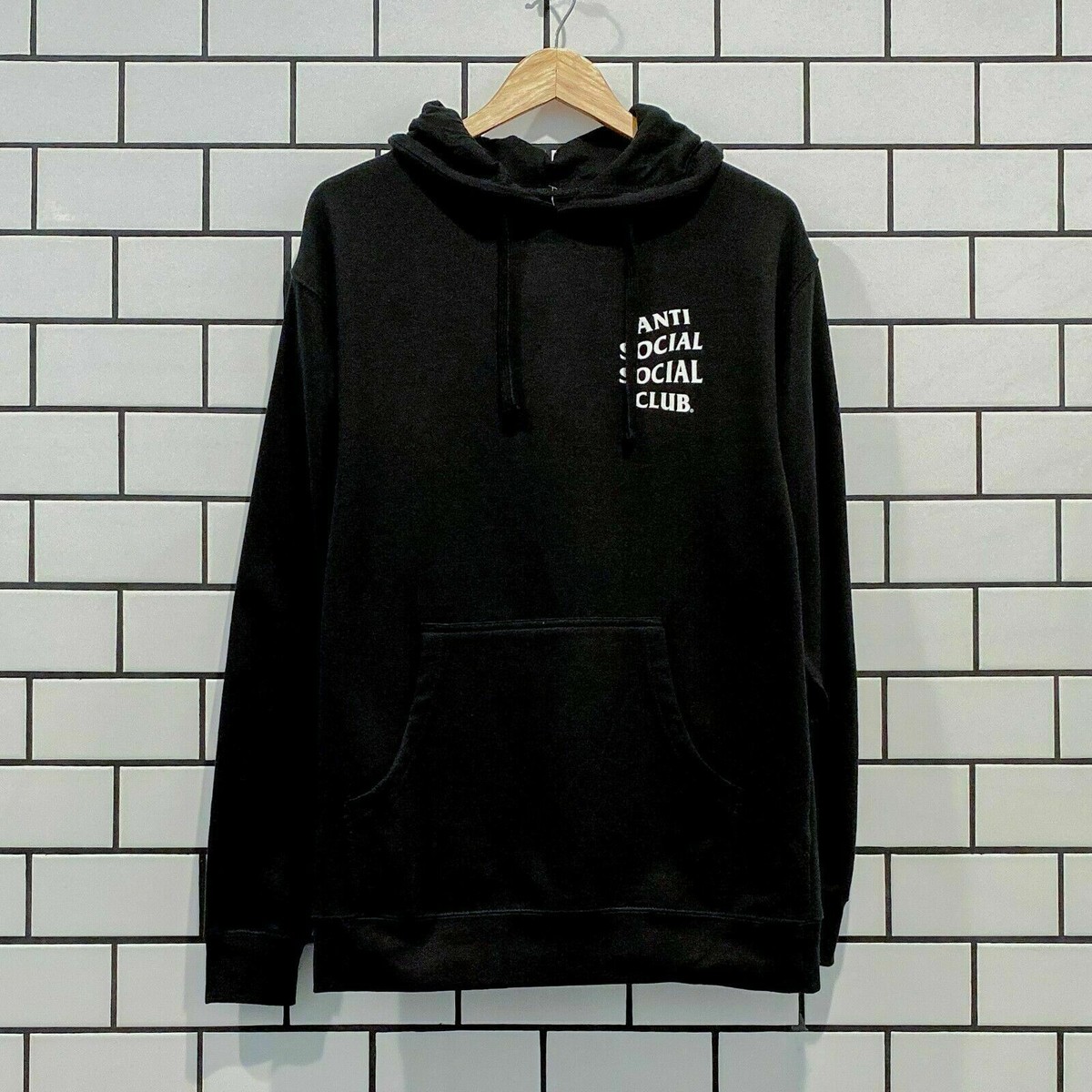 ANTI SOCIAL SOCIAL CLUB MIND GAME HOODIE BLACK