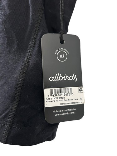 allbirds Women's Natural Run Form Tank Large NWT $68 Workout Tank - Picture 7 of 12