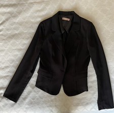 Krisp Ladies Formal Jacket Size 12 Unlined Black Bnwot