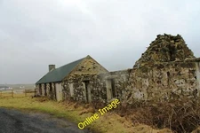Photo 6x4 Pennycraig Ruin Bridgend/Beul an Atha roadside ruin at Pennycr c2011