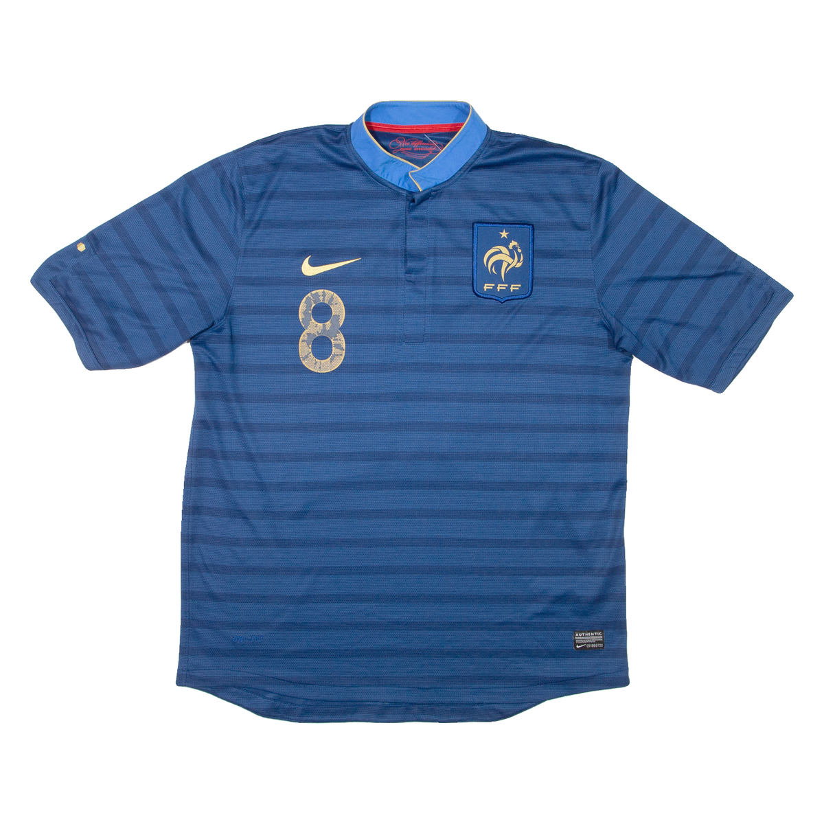 NIKE France National Team Valbuena Mens Football Shirt Jersey Blue