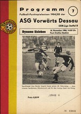 DDR League 84/85 ASG Vorw&auml;rts Dessau - Dynamo Eisleben, 18.11.1984