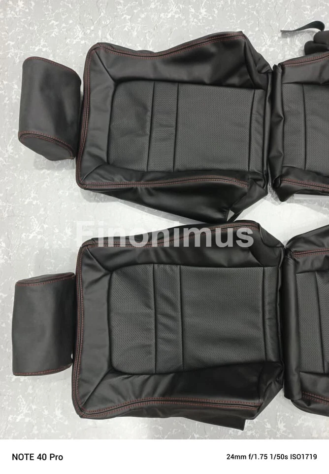 Ajuste para Mitsubishi 3000GT - Cubierta de repuesto de cuero (2 asientos) 1991-1999 Foto 3 de 4