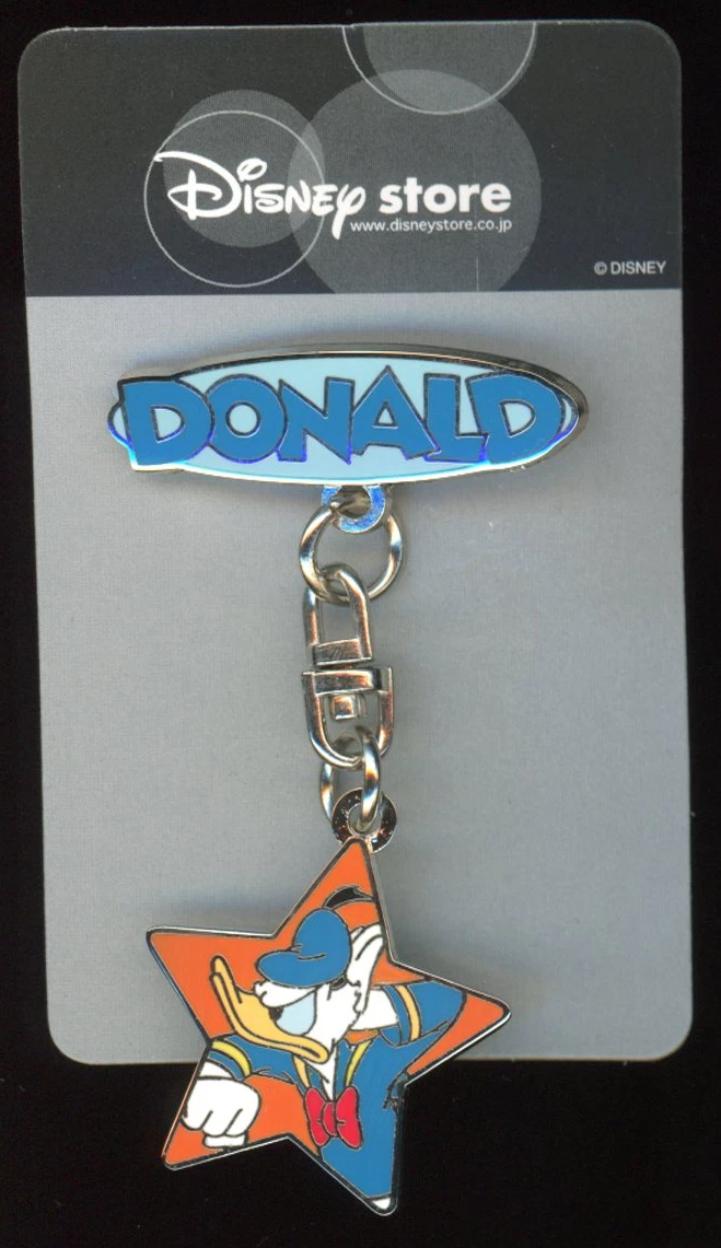 HTF JDS Japan Donald Duck Two-Sided Dangle LE Disney Pin 64704