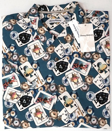 Tommy Bahama Short Sleeve Poker Cards 
