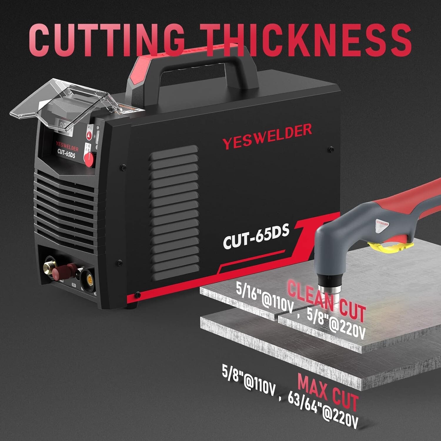 YESWELDER CUT65DS Plasma Cutter & IPT40 Torch Consumables Set eBay