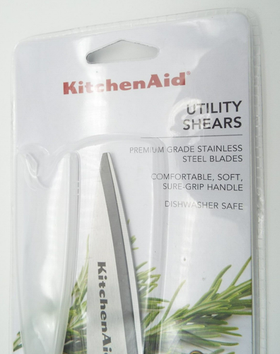 KitchenAid Utility Shears Scissors Aqua Sky NEW - Picture 2 of 3