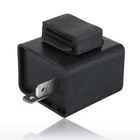 12V 2 Pin Motorcycle Blinker Adjustable LED Flasher Relay Turn Signal Indicator