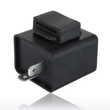 12V 2 Pin Motorcycle Blinker Adjustable LED Flasher Relay Turn Signal Indicator 