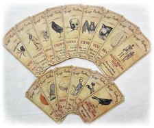 SET /15 Vintage Look APOTHECARY Potion Ingred...