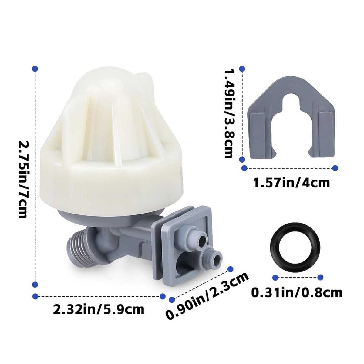 7187065 Nozzle And Venturi Assembly For Morton Water Softener