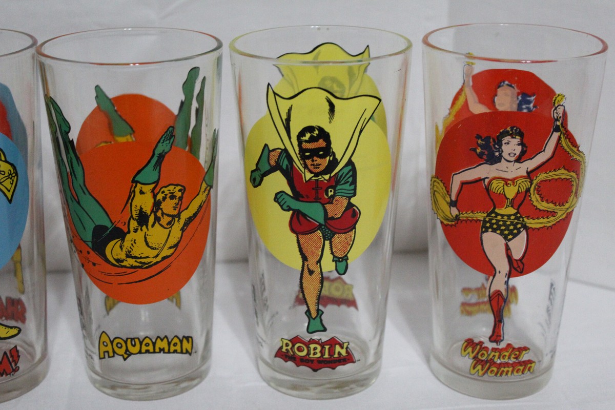 1976 Pepsi Super Series DC Glasses 
