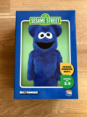 MEDICOM TOY BE@RBRICK COOKIE MONSTER COSTUME Ver.2.0 400 MEDICOM TOY BE@RBRICK COOKIE MONSTER COSTUME Ver.2.0 400