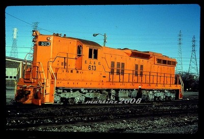 (MZ) DUPE TRAIN SLIDE-ELGIN JOLIET & EASTERN  (EJ&E)  613  ROSTER