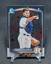 Jancel Villarroel 1st Chrome Prospect Rookie 2025 Bowman Card #BCP-26 Astros