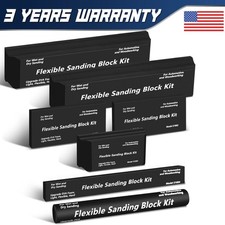7Pack Sanding Block Kit Flexible EVA Foam Wet or Dry for Automotive or Woodwork