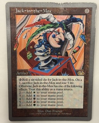 Magic The Gathering Silver Border Artifact Jack In The Mox