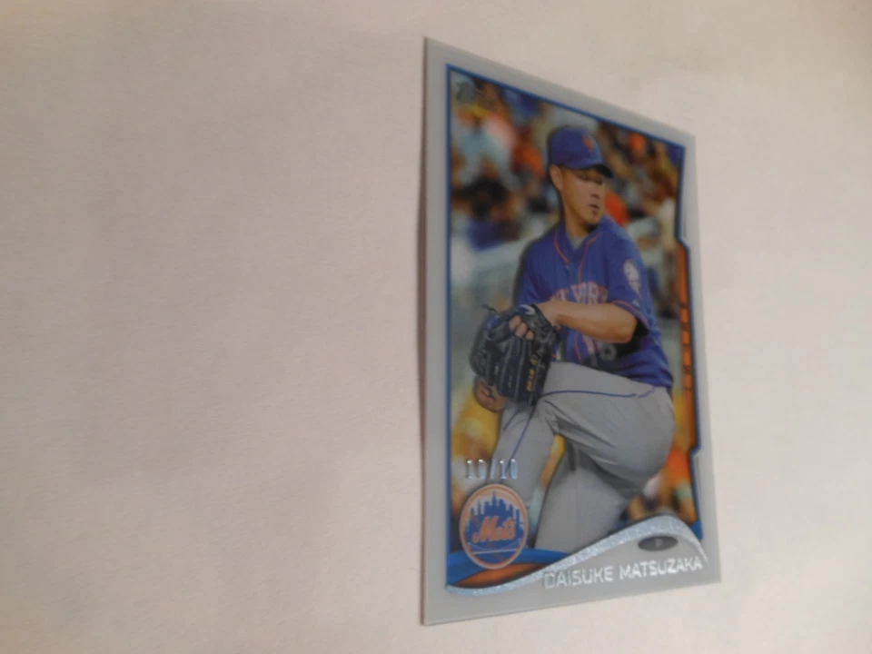 2014 Topps Update DAISUKE MATSUZAKA #US-244 Acetate 10/10 New York Mets SSP - Image 3 of 4