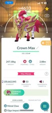 Zamazenta Shiny✨  -MAX LV50 - Unlocked 3 Moves + Crowned