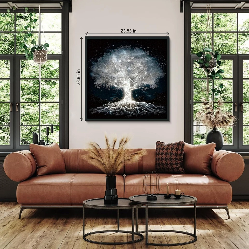 PPuzzling Glowing Tree of Life Puzzle 1000pc Adults Fantasy Forest White - Image 3 of 4