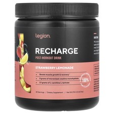 Recharge, Post-Workout Drink, Strawberry Lemo...