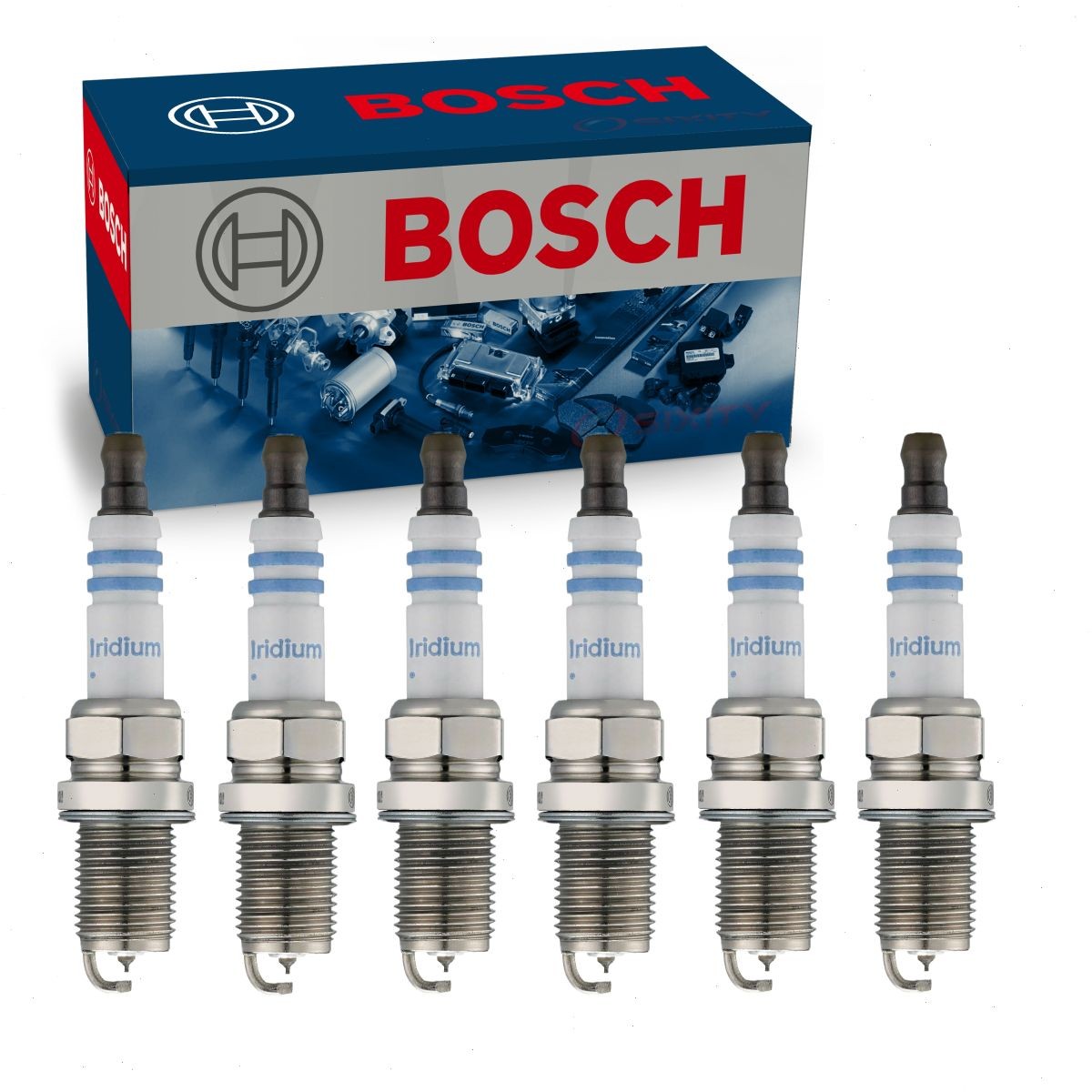 6 pc Bosch Double Iridium Spark Plugs for 1993-1997 INFINITI J30 3.0L V6 ia