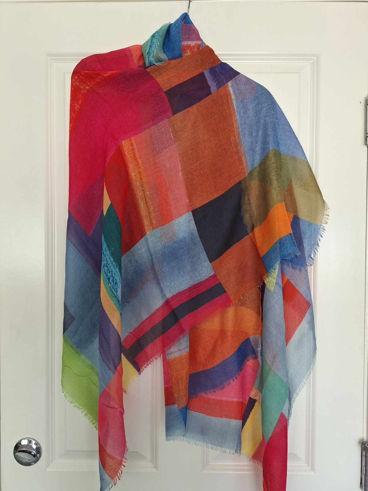 ECHO Multicolor Polyester Scarf 70x37 cm Soft Lightweight Fashion Accessory