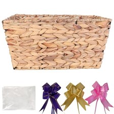 Gift Baskets Empty, Woven Storage Basket , Baby Shower Organizer, 1-Pack