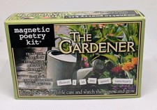 Magnetic Poetry Kit Gardener NIB 240 Pieces 2003 Version Never Opened