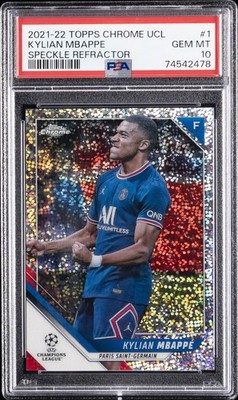 2021-22 Topps Chrome Uefa Champions League - Kylian Mbappe #1