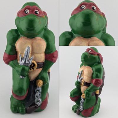 アメコミ Teenage Mutant Ninja Turtles coin bank Teenage Mutant Ninja Turtles Leonardo 7 Tin Coin Bank Tin